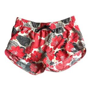 The North Face Red and Black Athletic Shorts